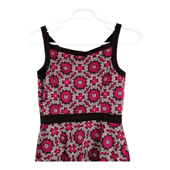 Ann Taylor Loft Dress Sz 10 Multicolor Geometric Sleeveless Lined V-Neck Shift - Picture 7 of 7
